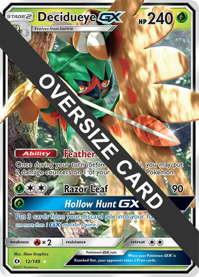 Decidueye GX #12 Jumbo Cards