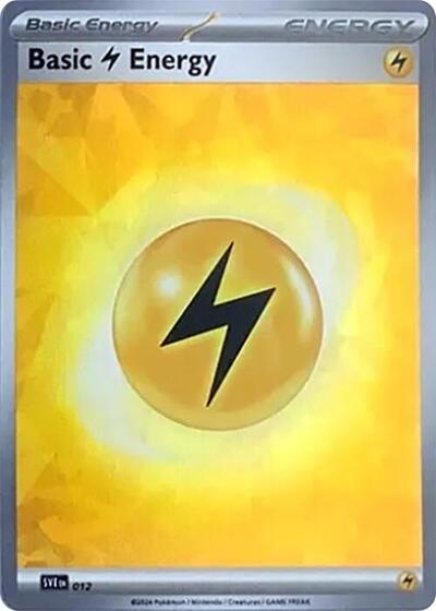 Basic Lightning Energy #12 Scarlet & Violet Energies
