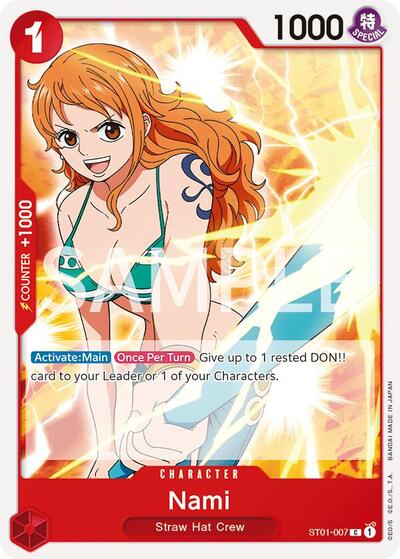 Nami #ST01-007 Revision Pack Cards