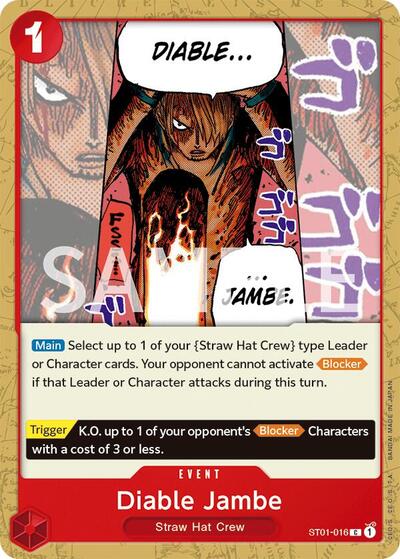 Diable Jambe #ST01-016 Revision Pack Cards