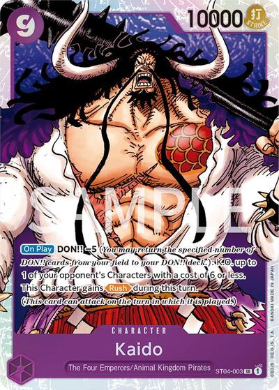Kaido #ST04-003 Revision Pack Cards