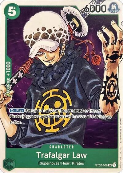 Trafalgar Law #ST02-009 Revision Pack Cards