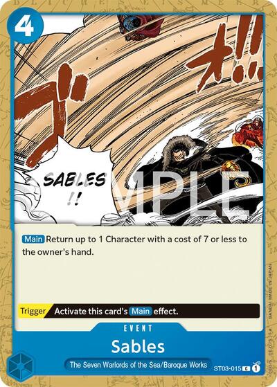 Sables #ST03-015 Revision Pack Cards