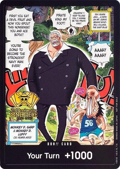 DON!! Card (2nd Anniversary Tournament) #promo One Piece Promotion Cards
