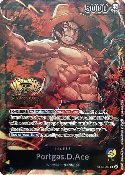 Portgas.D.Ace (2nd Anniversary Tournament) #ST13-002 One Piece Promotion Cards