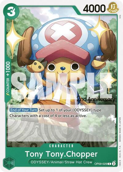 Tony Tony.Chopper #OP09-029 Emperors in the New World: 2nd Anniversary Tournament Cards