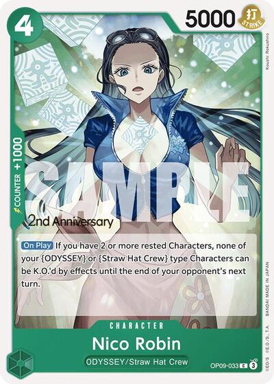 Nico Robin #OP09-033 Emperors in the New World: 2nd Anniversary Tournament Cards