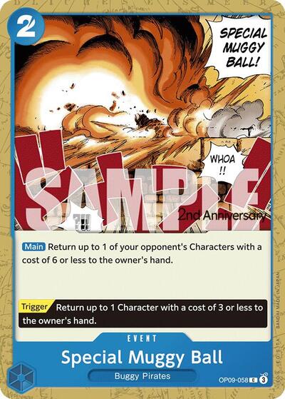 Special Muggy Ball #OP09-058 Emperors in the New World: 2nd Anniversary Tournament Cards