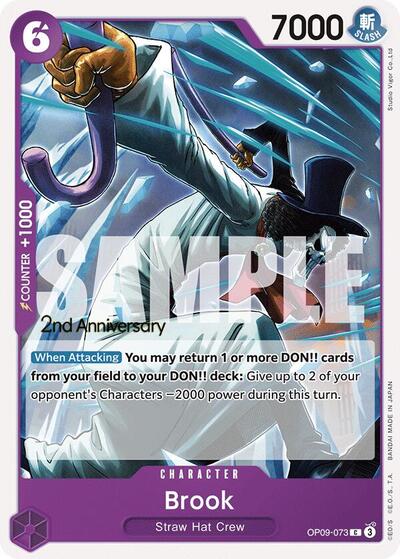 Brook #OP09-073 Emperors in the New World: 2nd Anniversary Tournament Cards