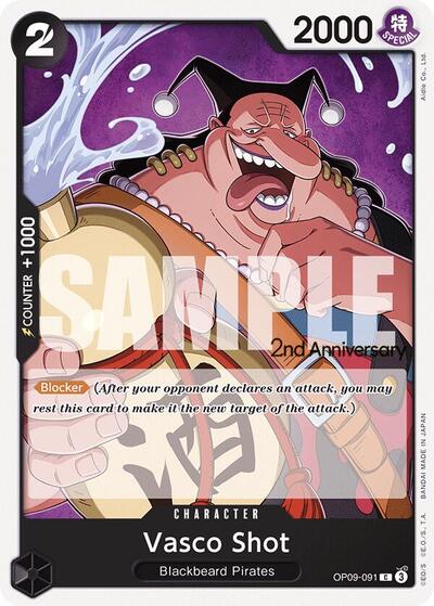 Vasco Shot #OP09-091 Emperors in the New World: 2nd Anniversary Tournament Cards