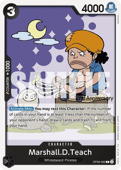 Marshall.D.Teach #OP09-092 Emperors in the New World: 2nd Anniversary Tournament Cards