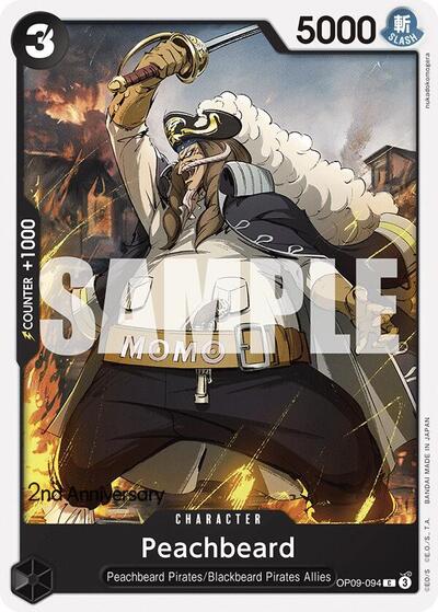 Peachbeard #OP09-094 Emperors in the New World: 2nd Anniversary Tournament Cards