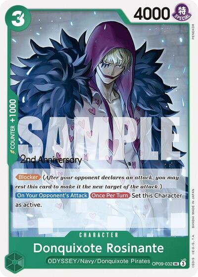Donquixote Rosinante #OP09-032 Emperors in the New World: 2nd Anniversary Tournament Cards