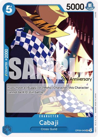 Cabaji #OP09-045 Emperors in the New World: 2nd Anniversary Tournament Cards