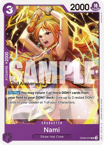Nami #OP09-070 Emperors in the New World: 2nd Anniversary Tournament Cards