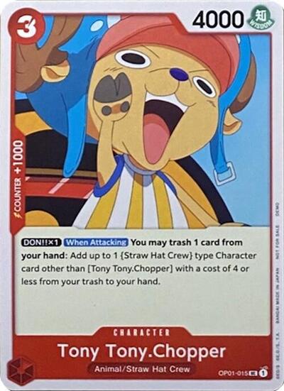 Tony Tony.Chopper #OP01-015 One Piece Demo Deck Cards