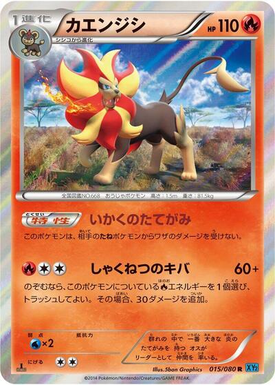 Pyroar #15 Wild Blaze (Japanese)