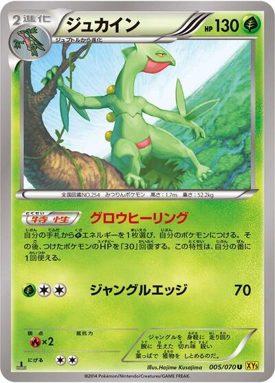 Sceptile #5 Gaia Volcano (Japanese)