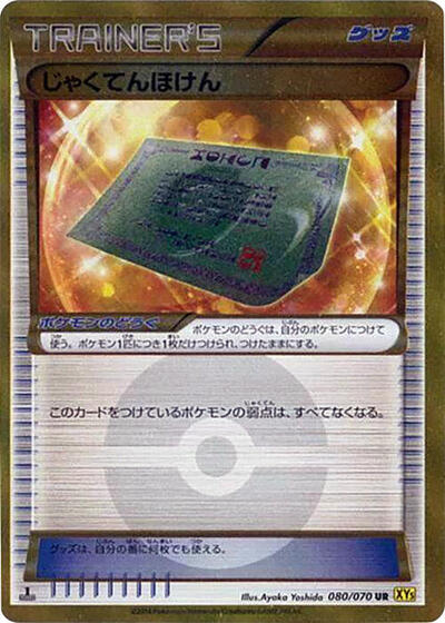 Weakness Policy #80 Gaia Volcano (Japanese)