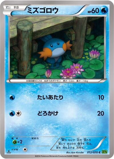 Mudkip #12 Tidal Storm (Japanese)