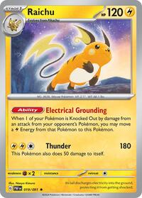Raichu #19 Deck Exclusives