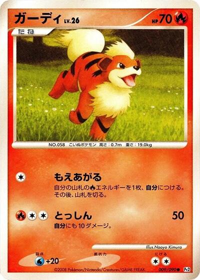 Growlithe Bonds to the End of Time (Japanese) #9