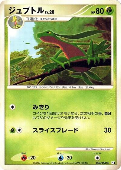 Grovyle #6 Advent of Arceus (Japanese)