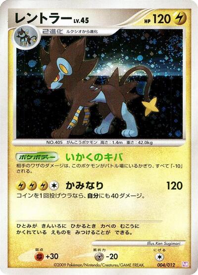 Luxray Mewtwo LV.X Collection Pack (Japanese) #4