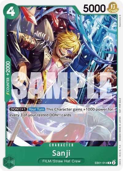 Sanji (Tournament Pack 2025 Vol. 1) #EB01-014 One Piece Promotion Cards