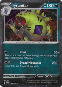 Tyranitar #135 Miscellaneous Cards & Products
