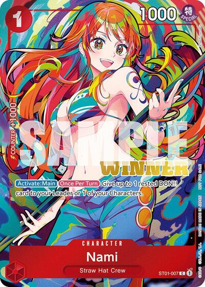 Nami (2025 New Year Event Winner) #ST01-007 One Piece Promotion Cards
