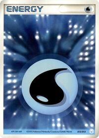 Basic Water Energy #13 Gift Box Mew - Lucario (Crawdaunt Quarter Deck) (Japanese)