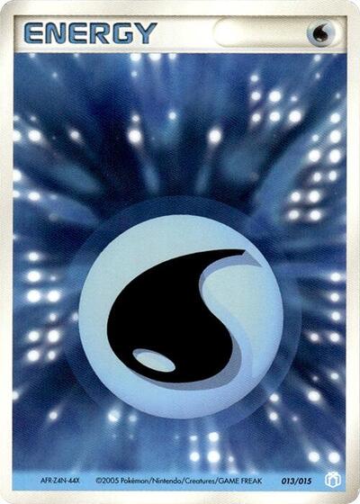 Basic Water Energy #13 Gift Box Mew - Lucario (Crawdaunt Quarter Deck) (Japanese)