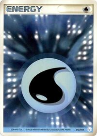 Basic Water Energy #15 Gift Box Mew - Lucario (Crawdaunt Quarter Deck) (Japanese)
