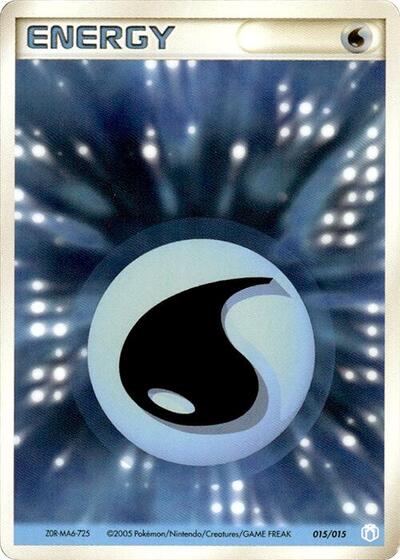 Basic Water Energy #15 Gift Box Mew - Lucario (Crawdaunt Quarter Deck) (Japanese)