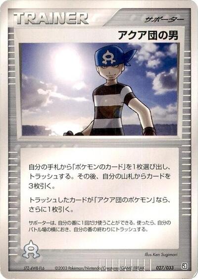 Team Aqua Schemer #27 Aqua Deck Kit (Japanese)