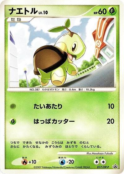 Turtwig #17 DP-P Promotional cards (Japanese)