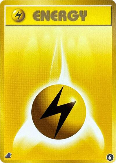 Basic Lightning Energy #6 Intro Pack Neo (Totodile) (Japanese)