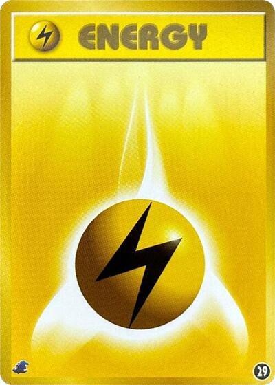 Basic Lightning Energy #29 Intro Pack Neo (Totodile) (Japanese)