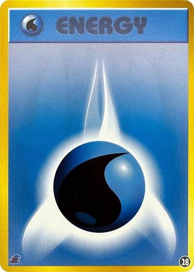Basic Water Energy #28 Intro Pack Neo (Totodile) (Japanese)
