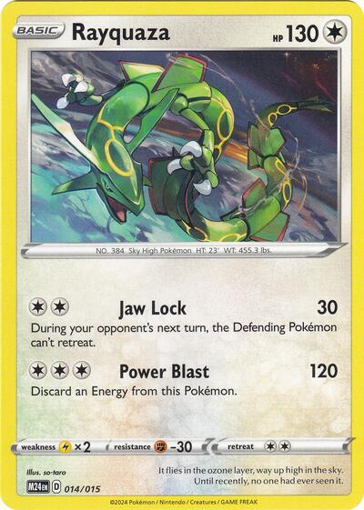 Rayquaza #14 McDonald's Promos 2024