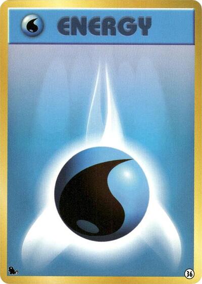 Basic Water Energy #36 Intro Pack (Squirtle) (Japanese)