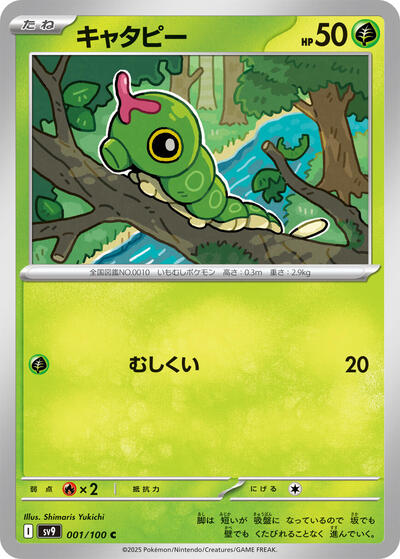 Caterpie #1 Battle Partners (Japanese)