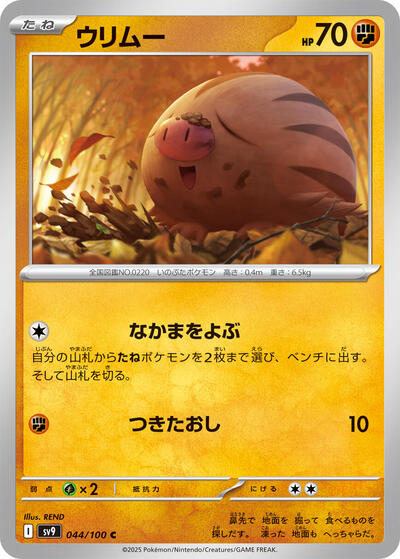 Swinub #44 Battle Partners (Japanese)