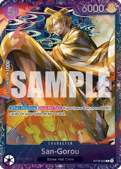 San-Gorou (Treasure Cup 2025) #ST18-003 One Piece Promotion Cards