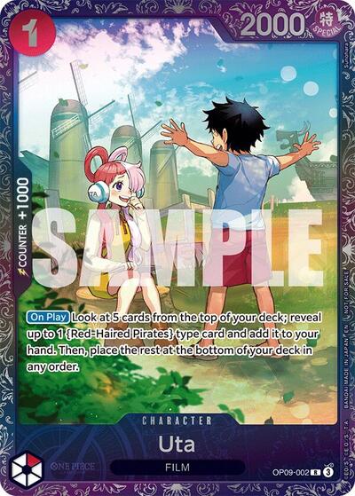 Uta (Treasure Cup 2025) #OP09-002 One Piece Promotion Cards