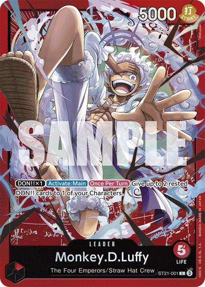 Monkey.D.Luffy #ST21-001 Starter Deck EX: Gear 5