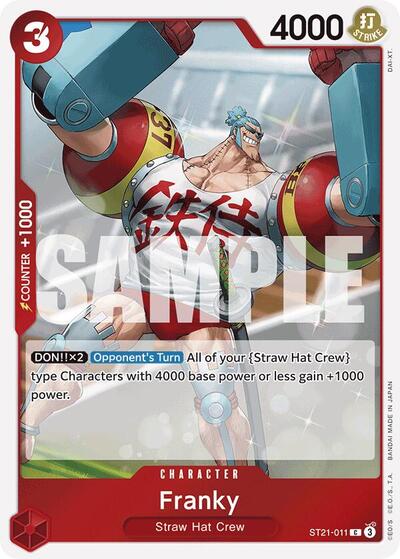 Franky #ST21-011 Starter Deck EX: Gear 5