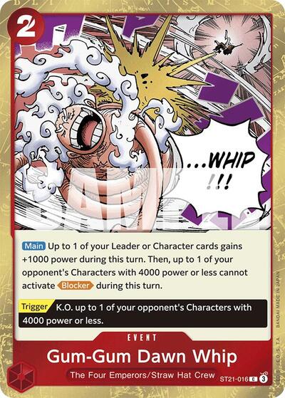 Gum-Gum Dawn Whip #ST21-016 Starter Deck EX: Gear 5
