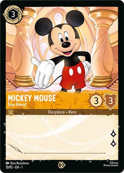 Mickey Mouse - True Friend #15 Disney Lorcana Promo Cards